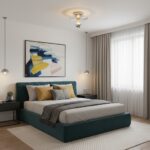 Plafonnier art deco verre cannelé – Image 2