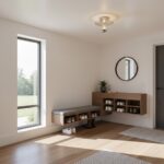 Plafonnier art deco verre cannelé – Image 7