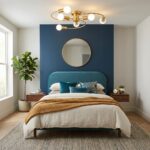 Plafonnier boule laiton