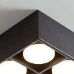 Plafonnier carré 4 spots orientables – Image 6