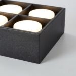 Plafonnier carré 4 spots orientables – Image 4