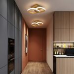 Plafonnier carré doré – Image 6