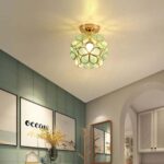 Plafonnier couloir art déco