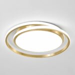 Plafonnier couloir art déco rond – Image 2