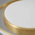 Plafonnier couloir art déco rond – Image 4