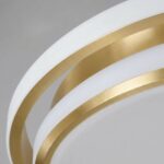 Plafonnier couloir art déco rond – Image 6