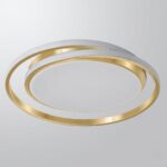 Plafonnier couloir art déco rond – Image 8