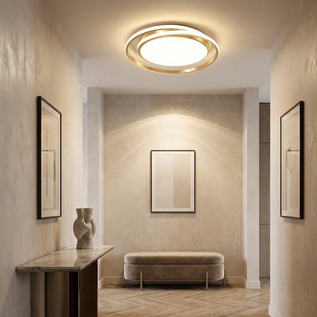 plafonnier-couloir-art-deco-rond-8 Plafonnier couloir art déco rond – Image 1