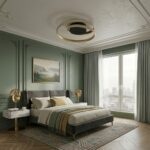 Plafonnier doré chambre – Image 3