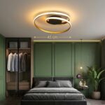 Plafonnier doré chambre – Image 8