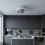 Plafonnier et ventilateur cuisine – Image 6