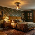 Plafonnier fleurs vintage – Image 5