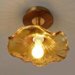 Plafonnier fleurs vintage – Image 6