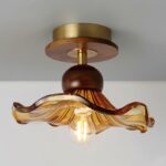 Plafonnier fleurs vintage – Image 2