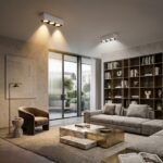 Plafonnier intérieur rectangulaire 3 lampes