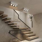 Plafonnier intérieur rectangulaire 3 lampes – Image 6