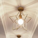 Plafonnier laiton chambre étoile – Image 8