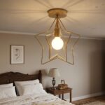 Plafonnier laiton chambre étoile – Image 5