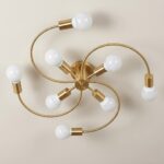 Plafonnier laiton design – Image 2