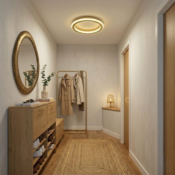 Plafonnier led laiton