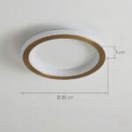 Plafonnier led laiton – Image 8