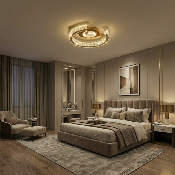 Plafonnier or art deco