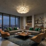 Plafonnier petale de fleur – Image 3