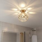 Plafonnier salle de bain laiton – Image 7