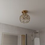 Plafonnier salle de bain laiton – Image 5