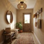 Plafonnier salon rotin – Image 3