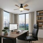 Plafonnier ventilateur 5 pales – Image 3