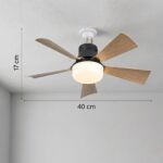 Plafonnier ventilateur 5 pales – Image 8