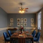 Plafonnier ventilateur ancien