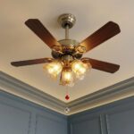 Plafonnier ventilateur ancien – Image 6