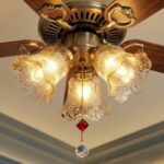 Plafonnier ventilateur ancien – Image 2