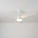 Plafonnier ventilateur blanc – Image 8