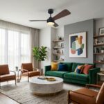 Plafonnier ventilateur design – Image 6