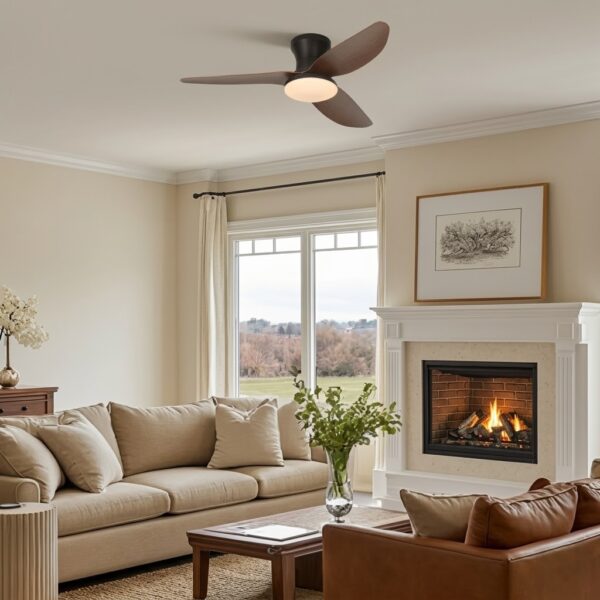 Plafonnier-ventilateur-noir-et-bois-2