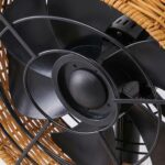 Plafonnier ventilateur rotin – Image 3