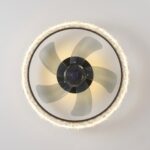 Plafonnier ventilateur salon luxe – Image 4