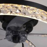 Plafonnier ventilateur salon luxe – Image 5