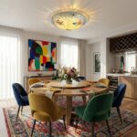 Plafonnier vintage année 50