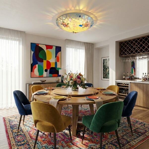 Plafonnier vintage année 50