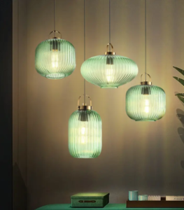 Suspension verre vert