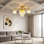 Plafonnier 3 lampes cristal – Image 3