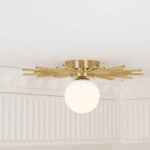 Plafonnier boule doré – Image 8