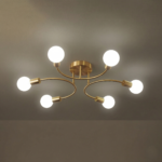 Plafonnier chambre adulte doré – Image 6