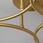 Plafonnier chambre adulte doré – Image 8