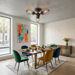 Plafonnier cuivre vintage – Image 3
