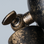 Plafonnier cuivre vintage – Image 6